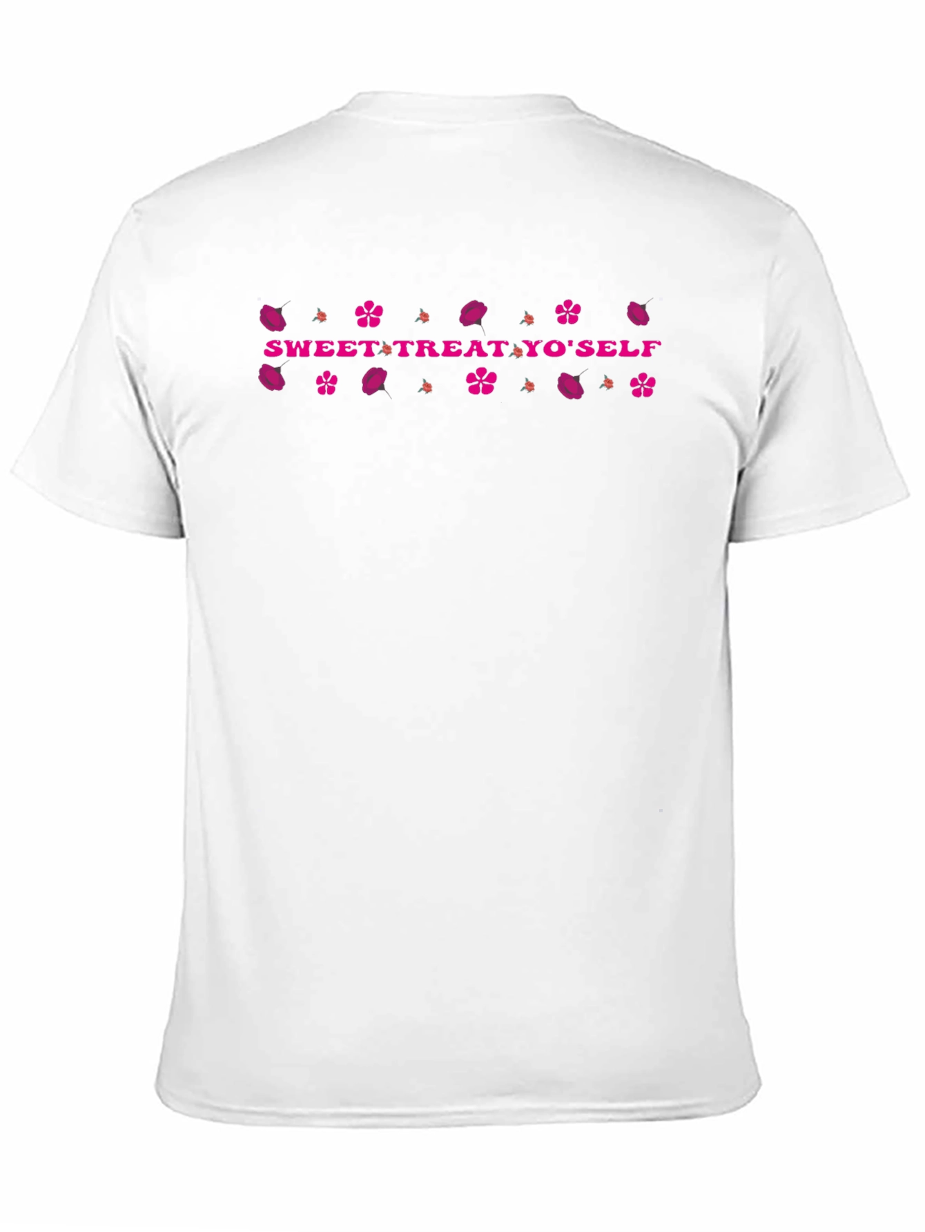Sweet Treat Yoself Black Graphic T-Shirt
