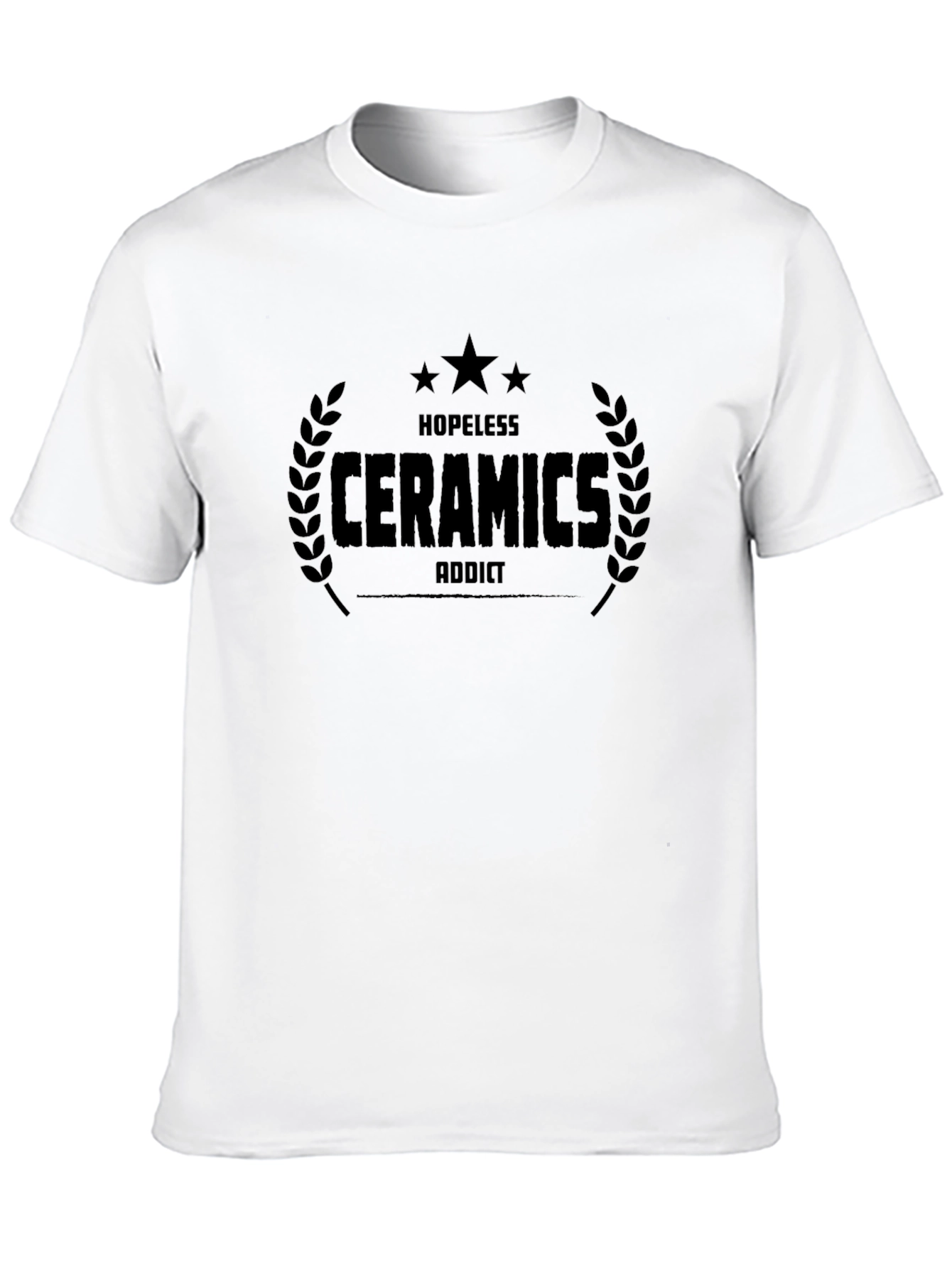 Hopeless Ceramics Addict Black Graphic Tee