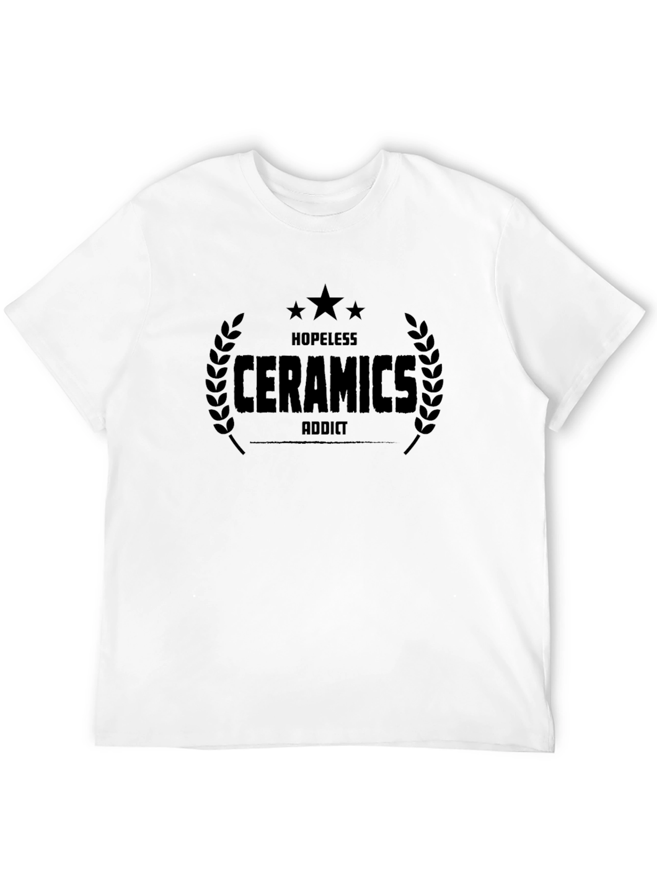 Hopeless Ceramics Addict Black Graphic Tee