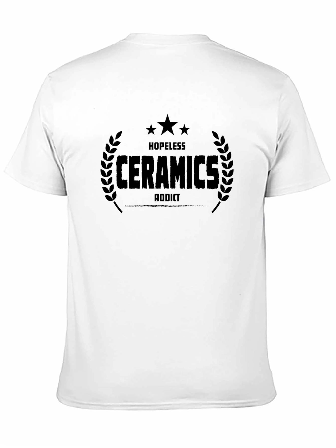 Hopeless Ceramics Addict Black Graphic Tee