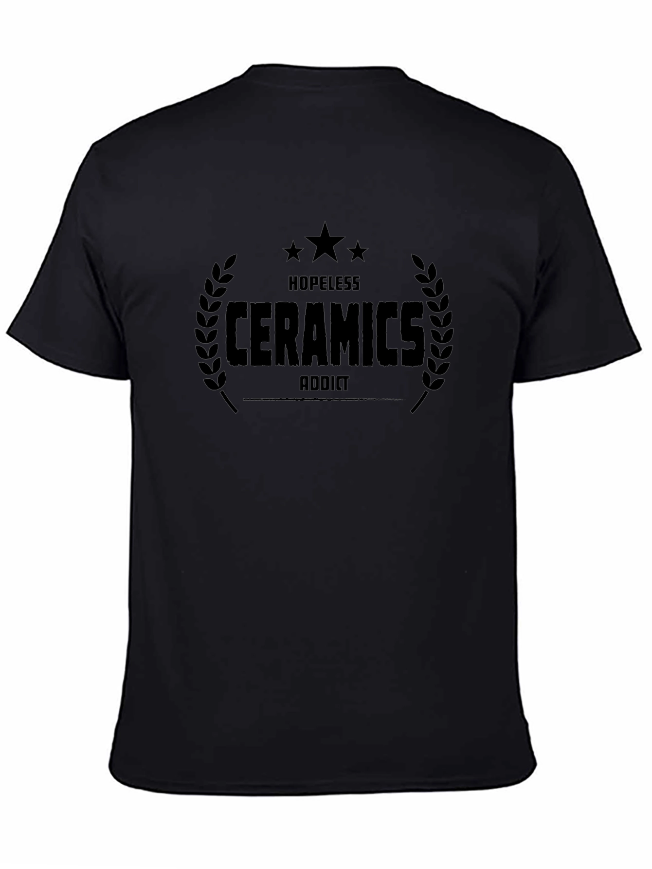 Hopeless Ceramics Addict Black Graphic Tee