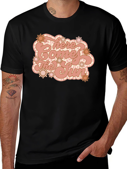 Retro Here Comes The Sun Graphic T-Shirt
