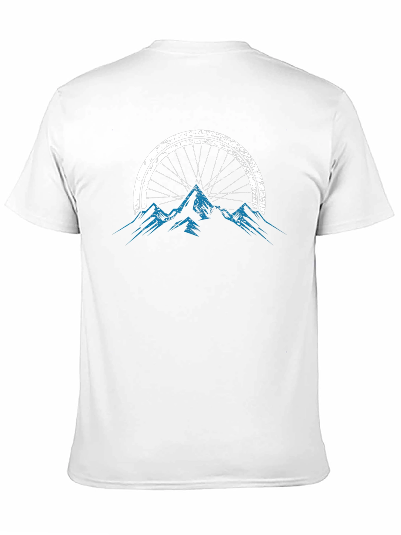 Mountain Bike Wheel Graphic Tee - Black