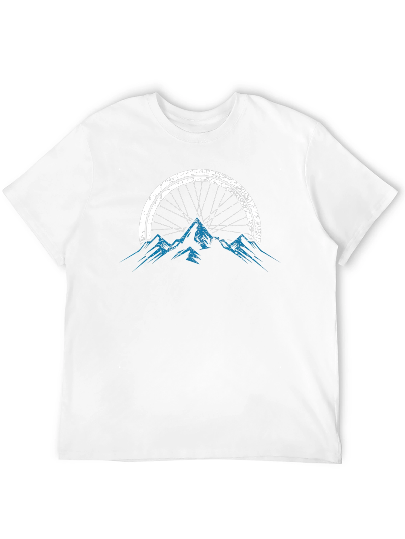 Mountain Bike Wheel Graphic Tee - Black