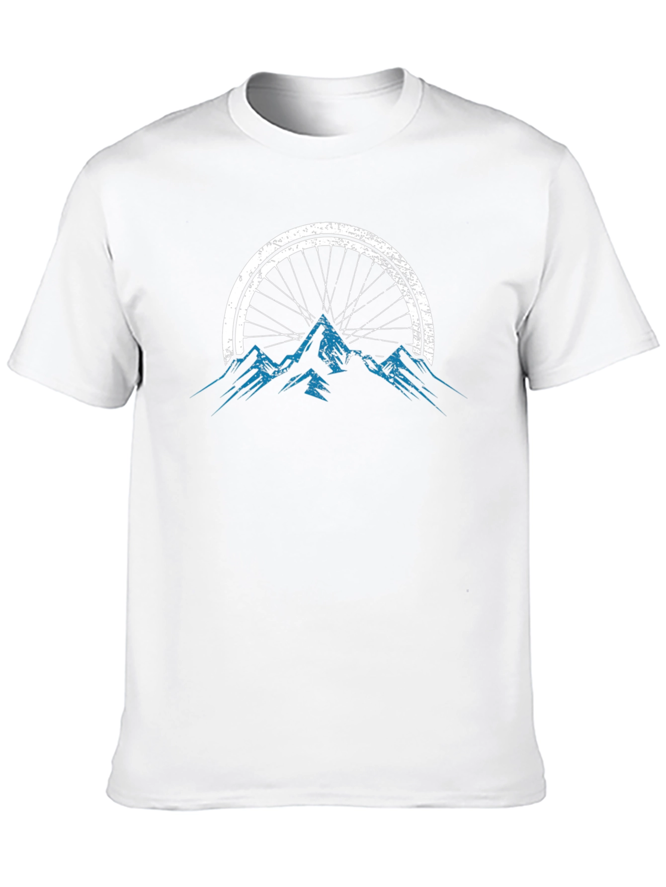 Mountain Bike Wheel Graphic Tee - Black