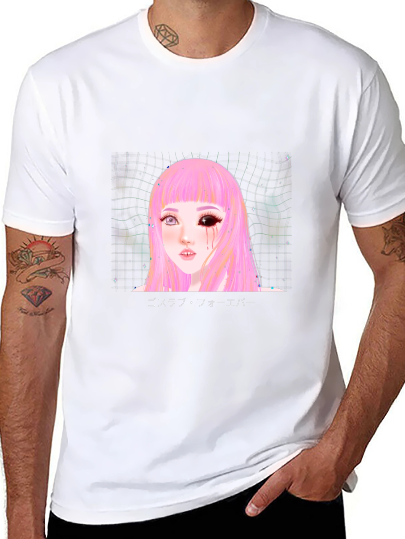 Gothic Anime Girl T-Shirt - Cosplay Forever
