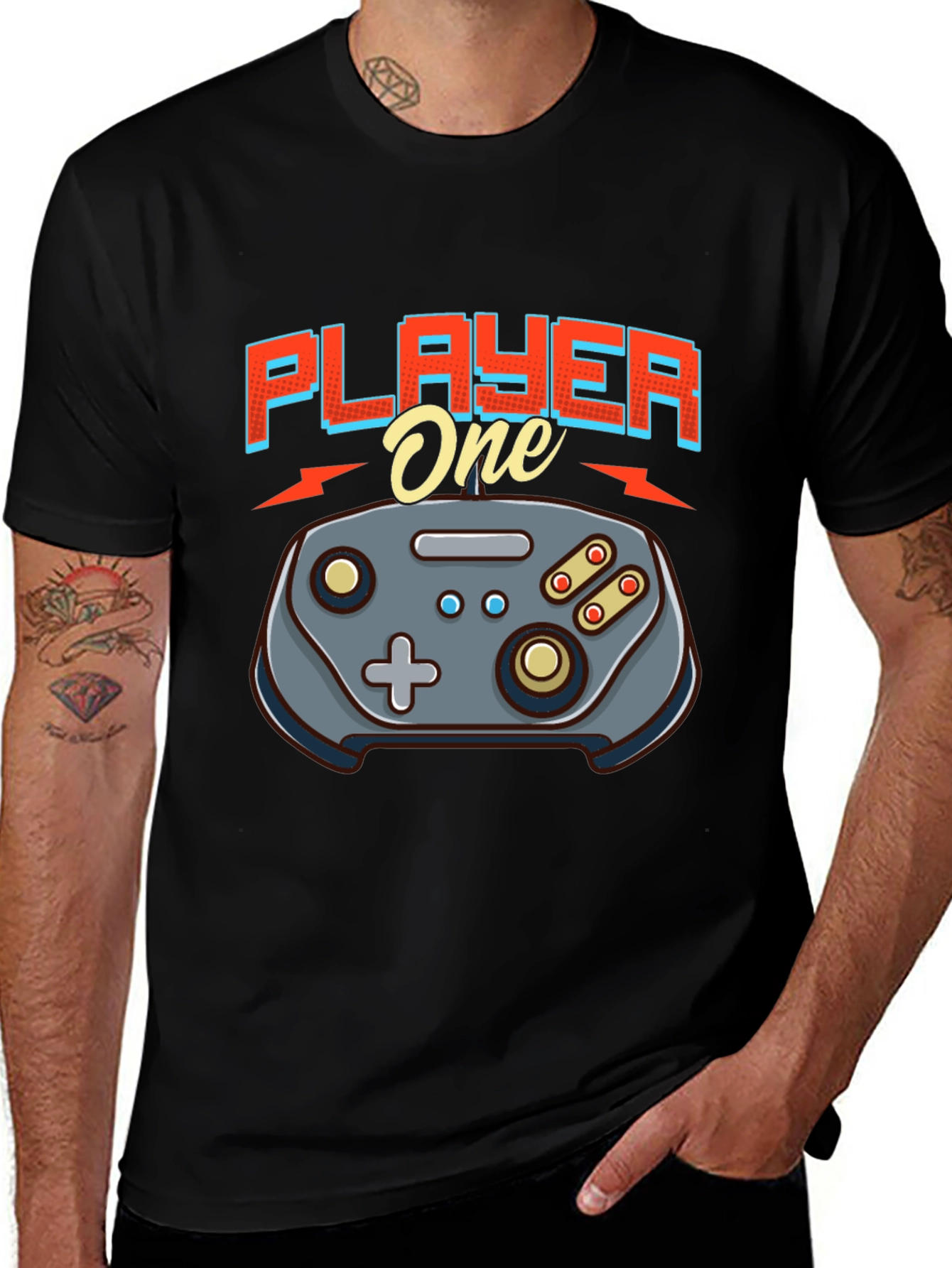 Player One Graphic Tee - Gamer T-Shirt