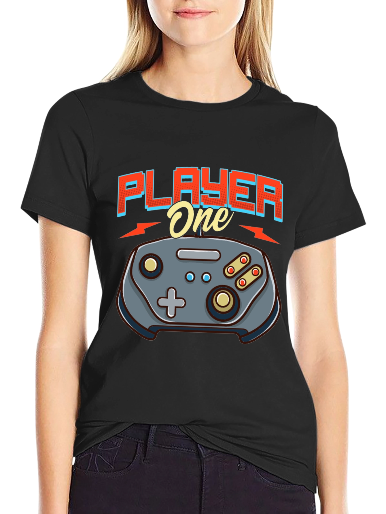 Player One Graphic Tee - Gamer T-Shirt