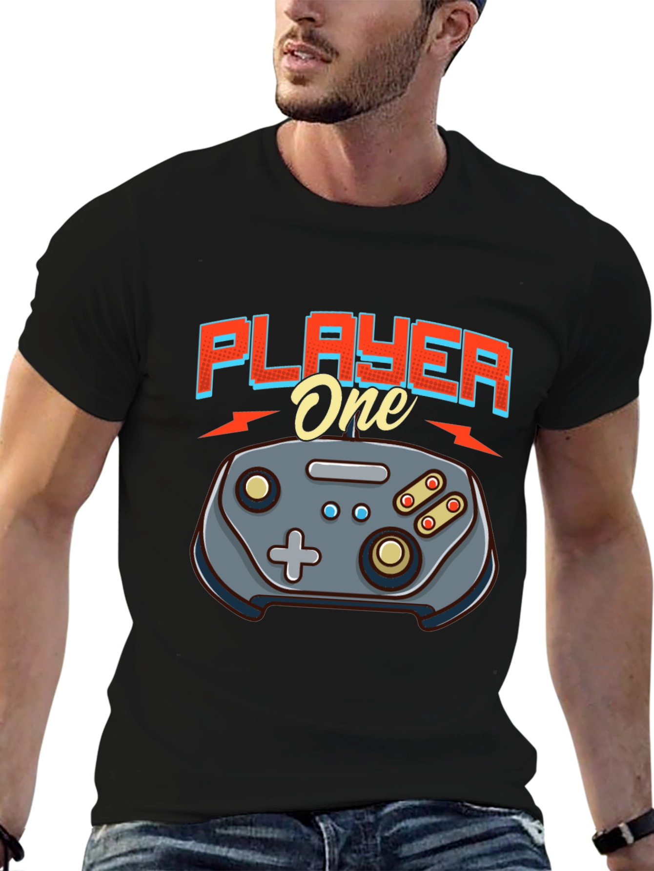Player One Graphic Tee - Gamer T-Shirt