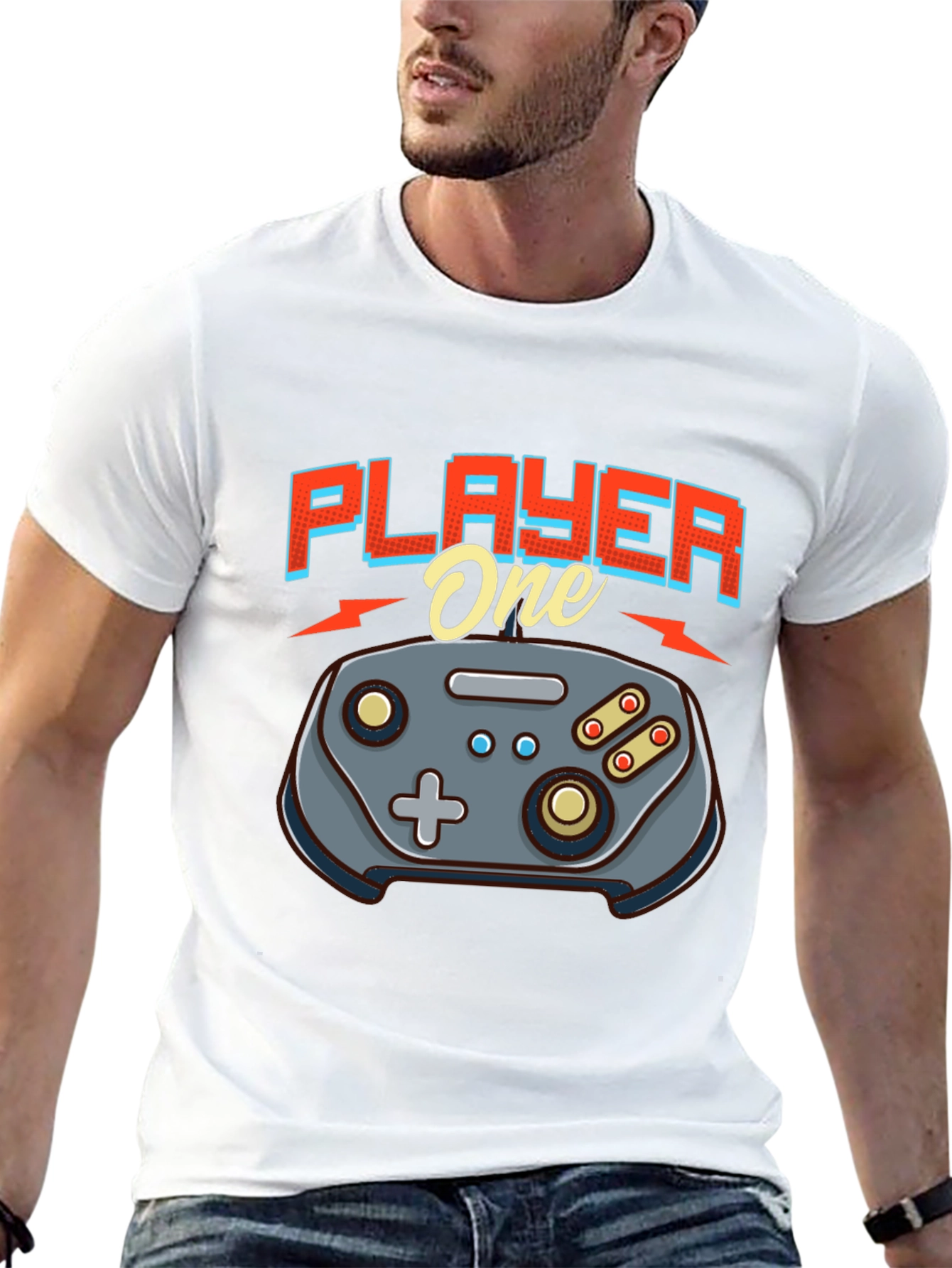 Player One Graphic Tee - Gamer T-Shirt