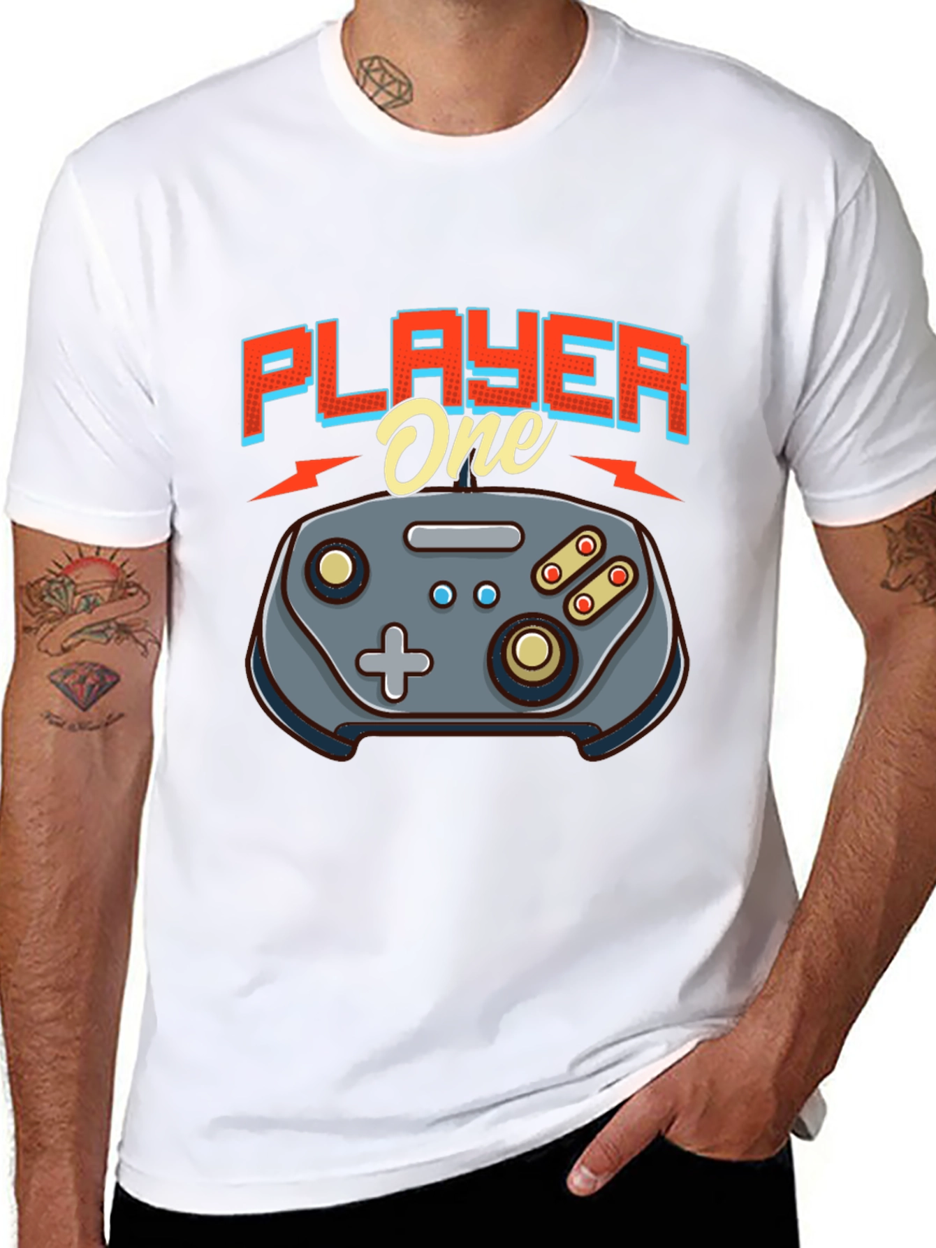 Player One Graphic Tee - Gamer T-Shirt