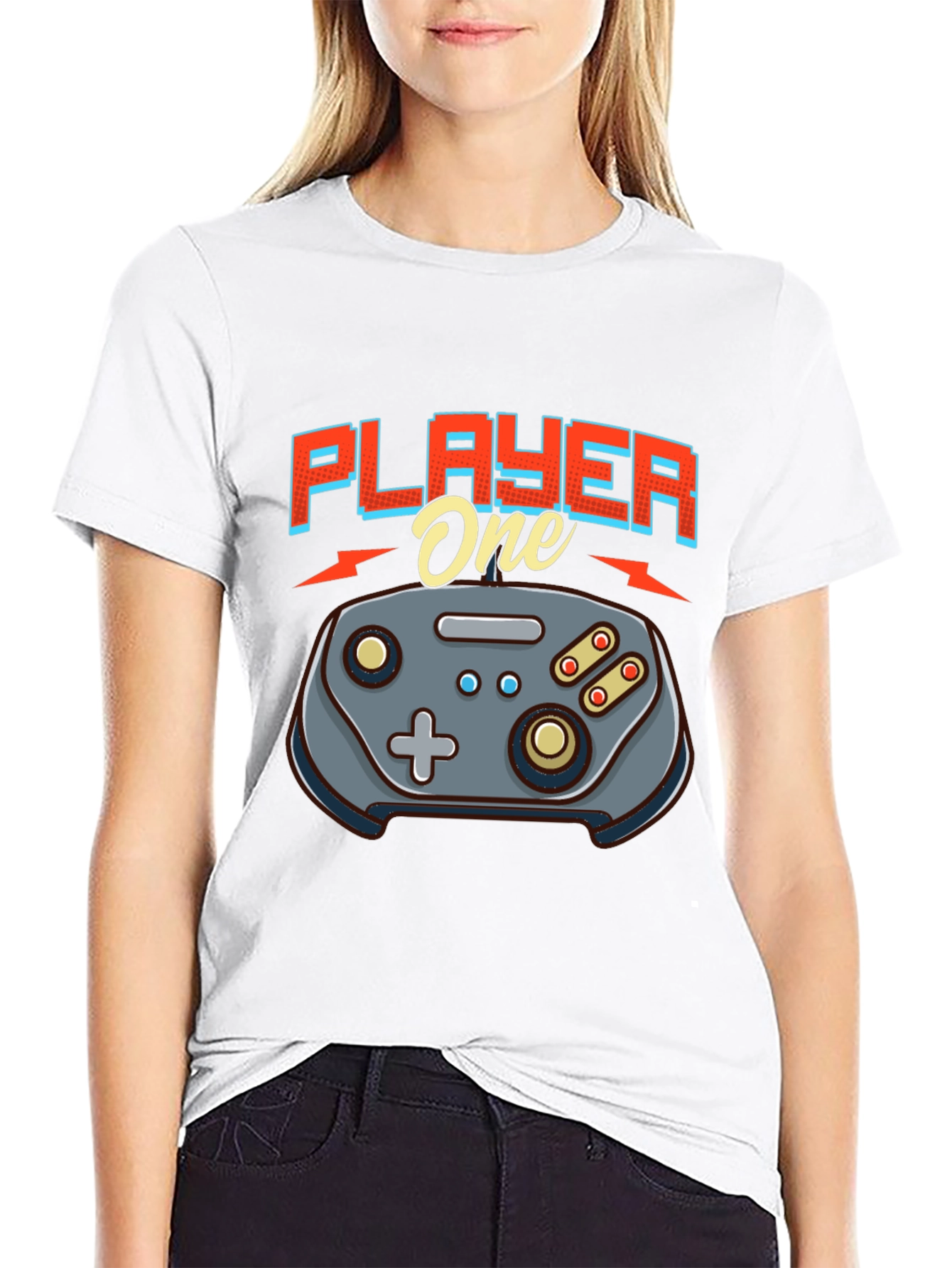 Player One Graphic Tee - Gamer T-Shirt