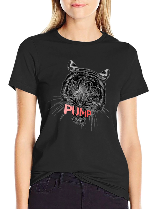 Tiger PUMP Graphic T-Shirt - Black