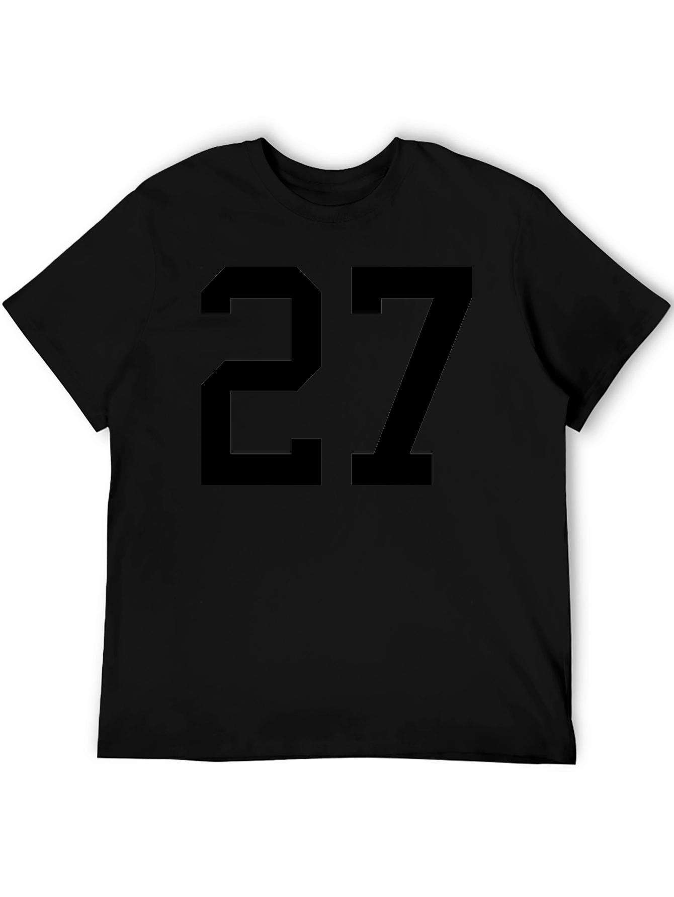 Bold Number 27 Graphic Tee