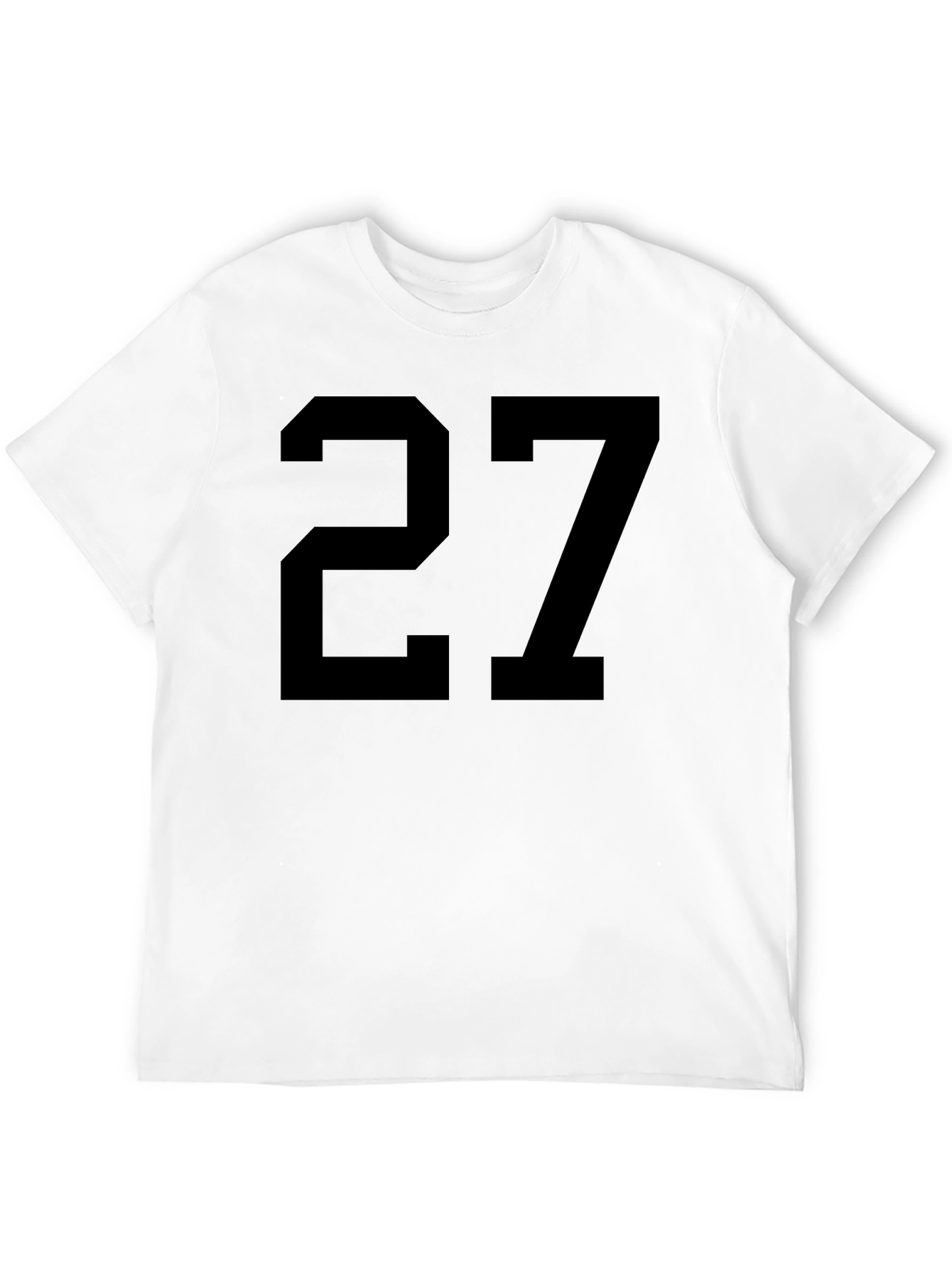 Bold Number 27 Graphic Tee