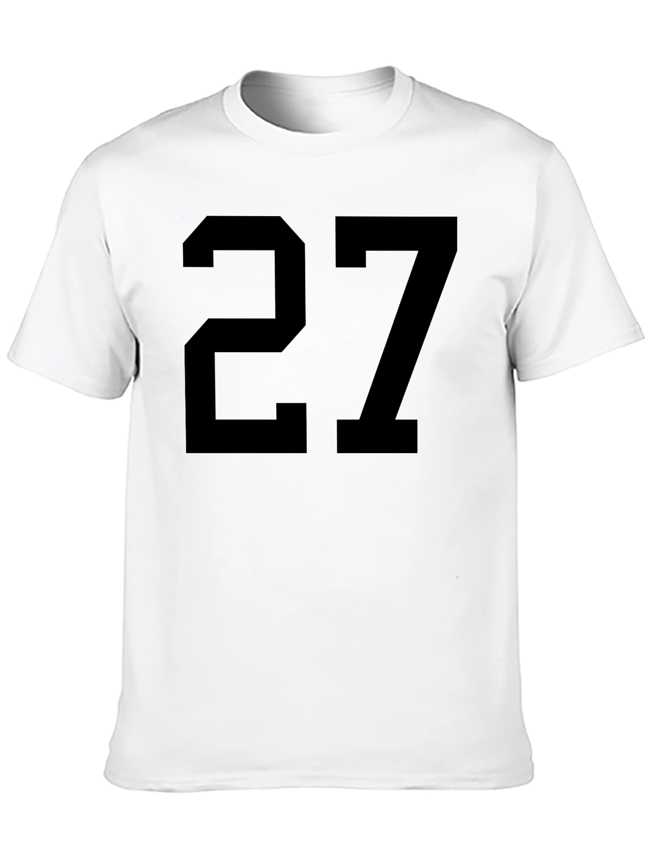 Bold Number 27 Graphic Tee