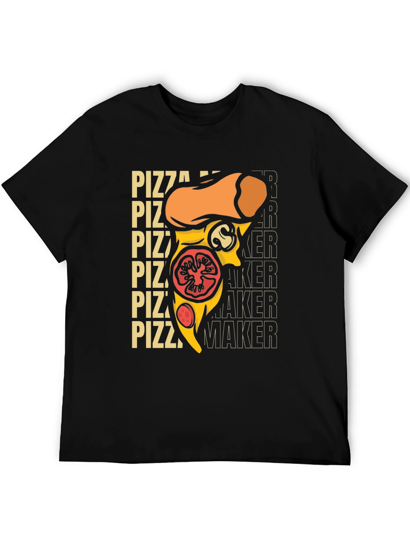 Pizza Maker Graphic T-Shirt - Foodie Tee