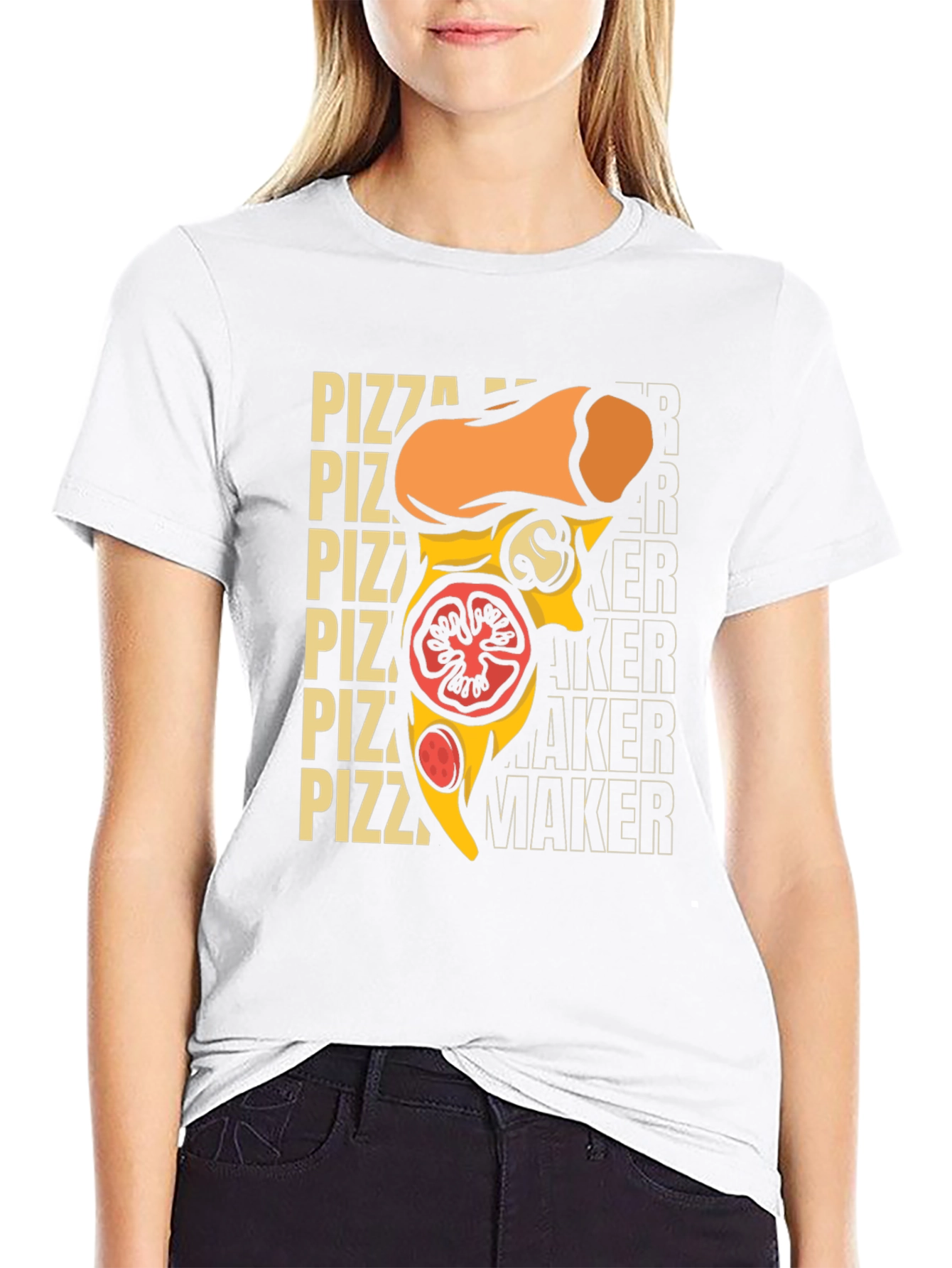 Pizza Maker Graphic T-Shirt - Foodie Tee