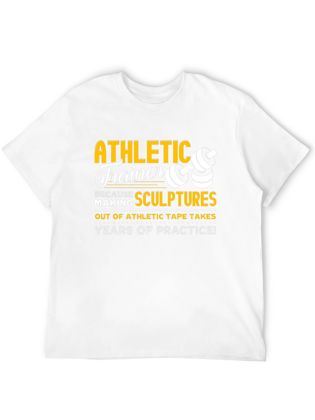 Athletic Trainer Sculpture Black T-Shirt