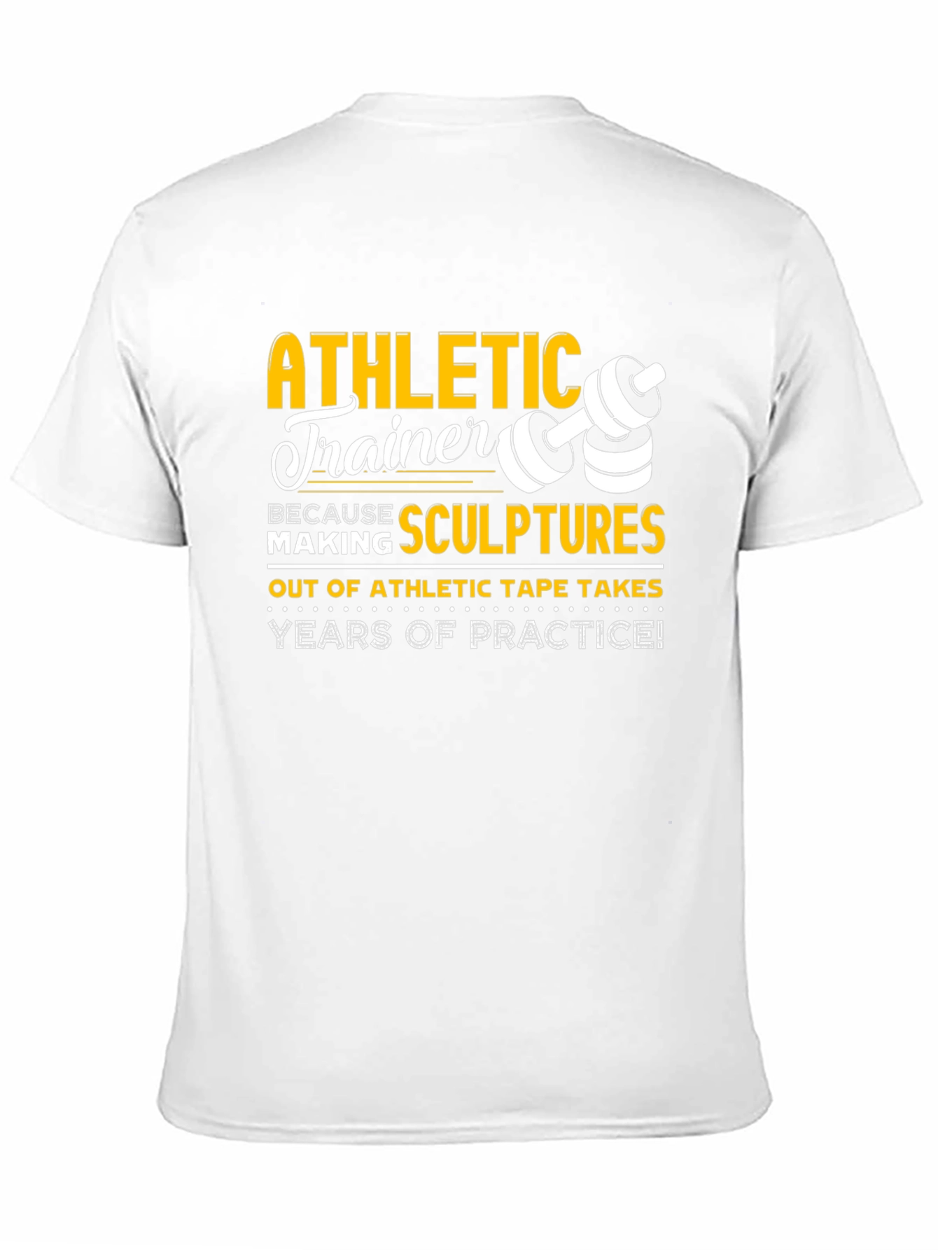 Athletic Trainer Sculpture Black T-Shirt