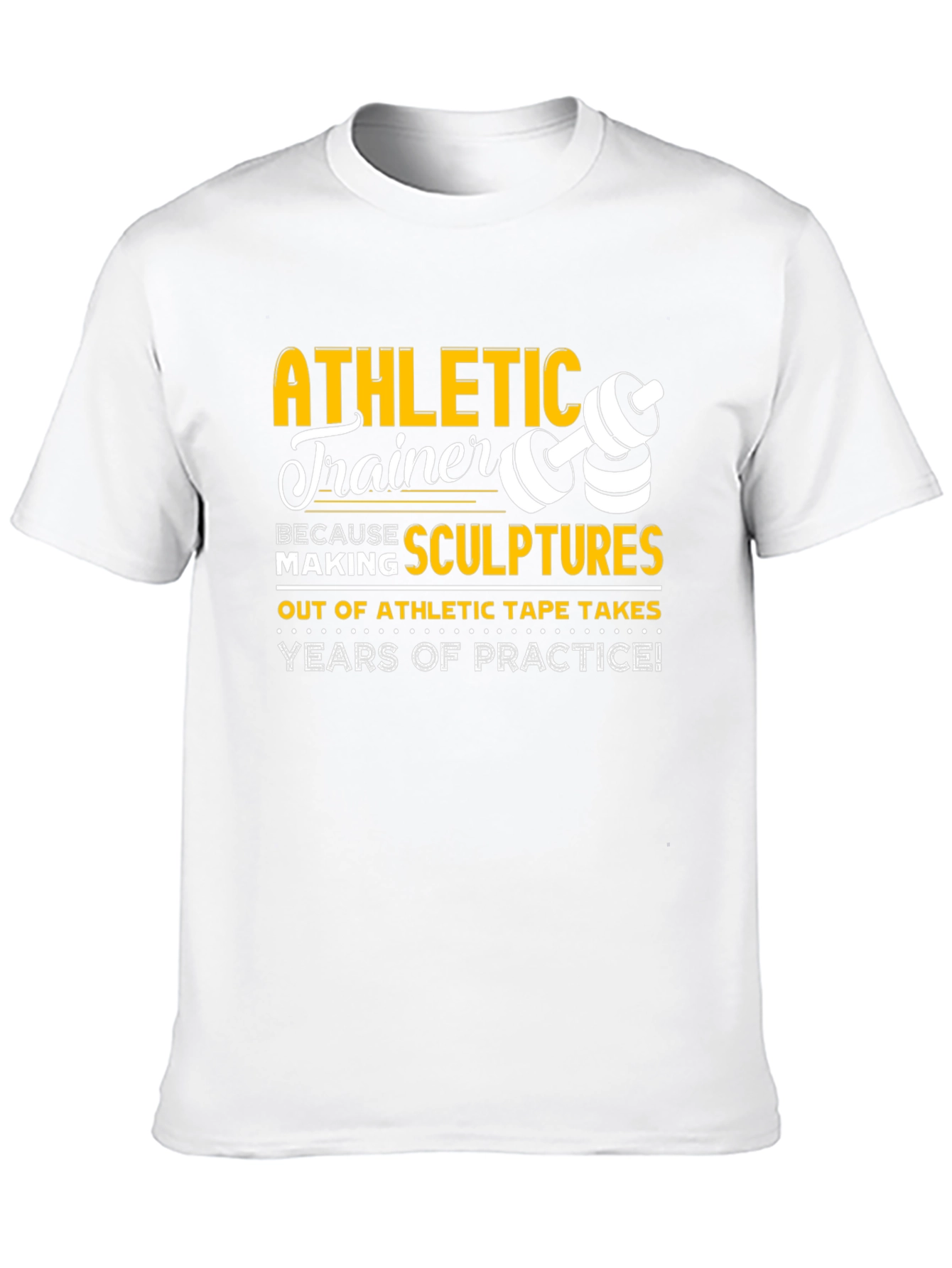 Athletic Trainer Sculpture Black T-Shirt