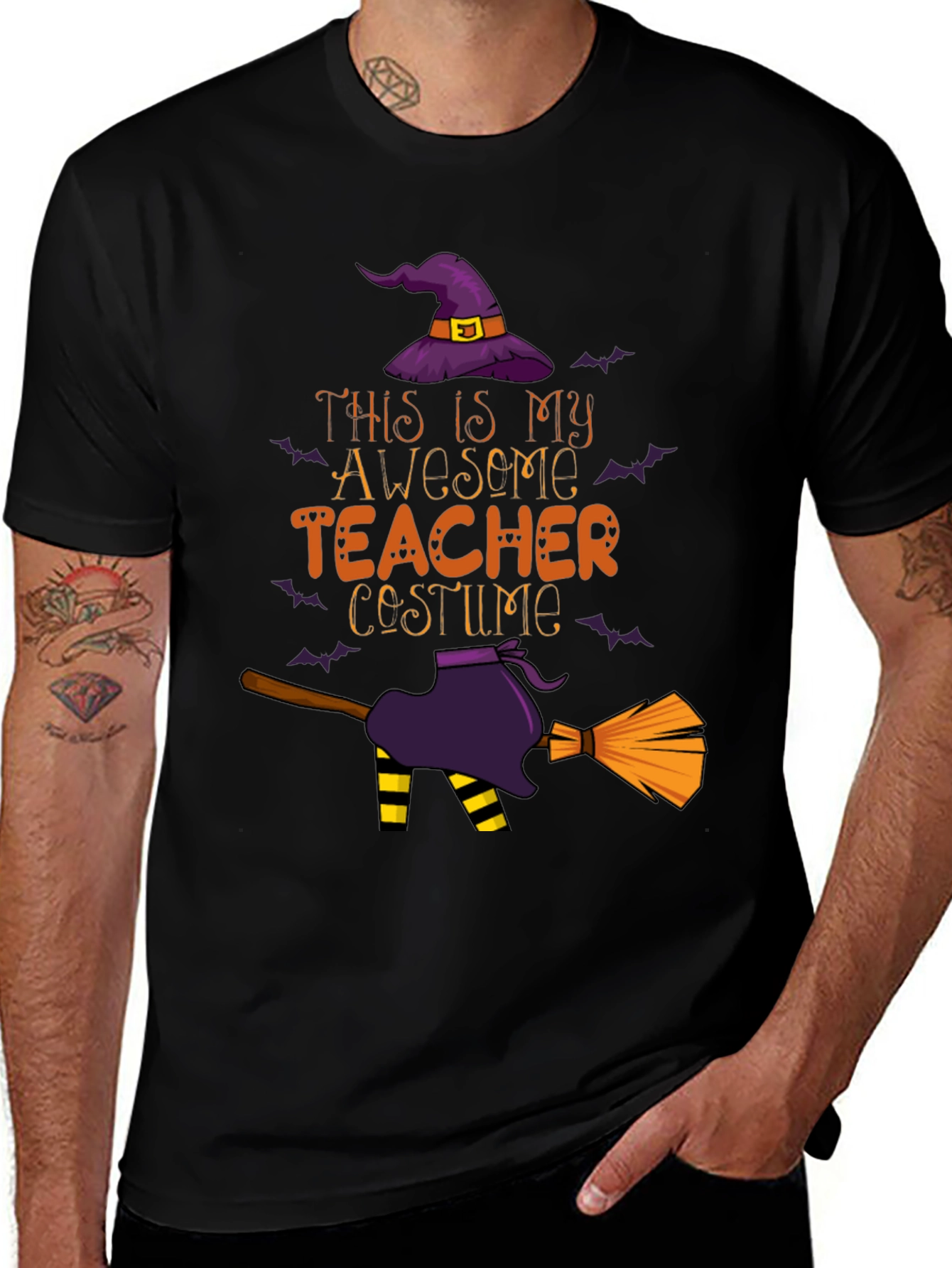 Awesome Teacher Costume Halloween T-Shirt