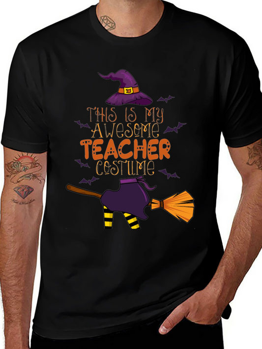 Awesome Teacher Costume Halloween T-Shirt