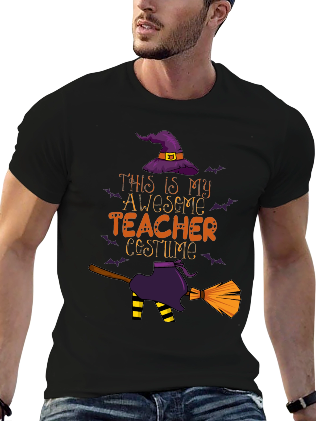 Awesome Teacher Costume Halloween T-Shirt