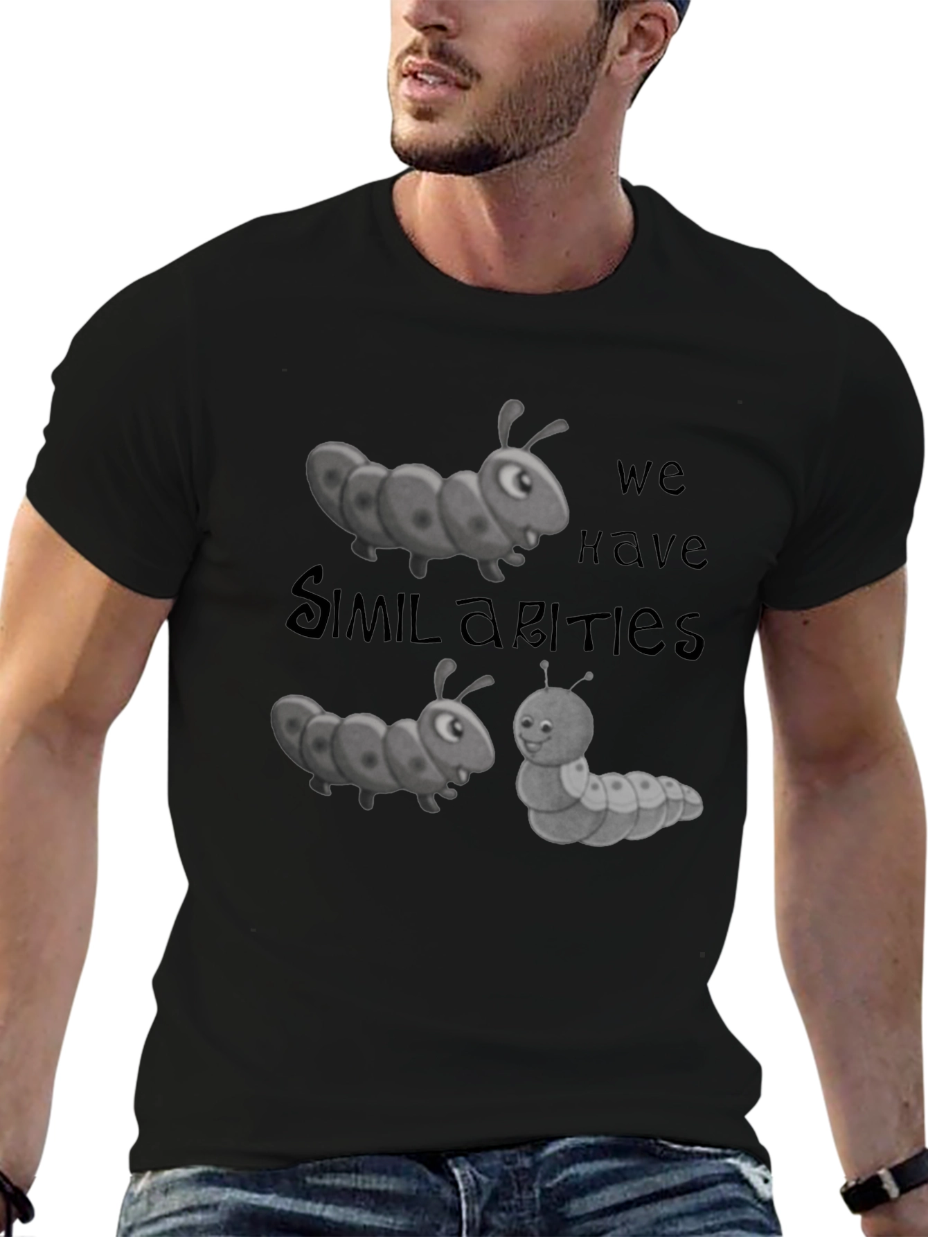 Caterpillar Similarities Graphic Tee