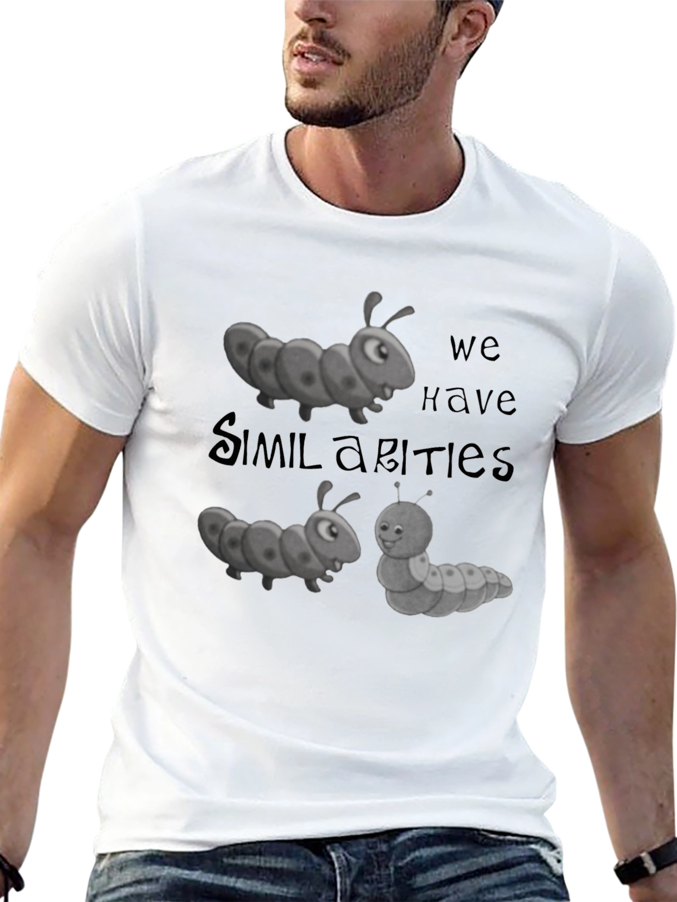 Caterpillar Similarities Graphic Tee