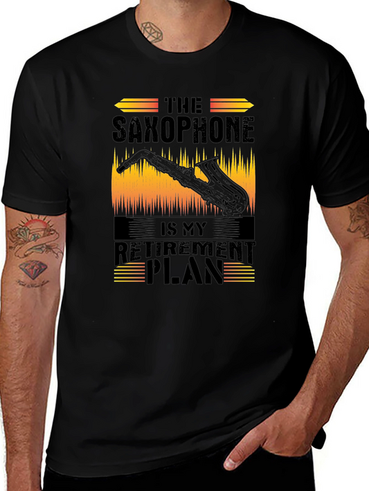 Saxophone Retirement Plan Graphic T-Shirt