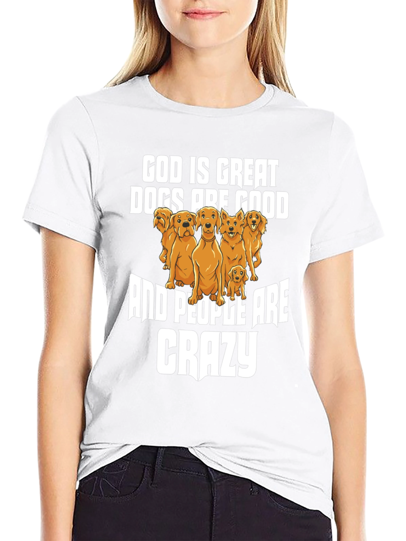 God Is Great Dogs Are Good Graphic Tee