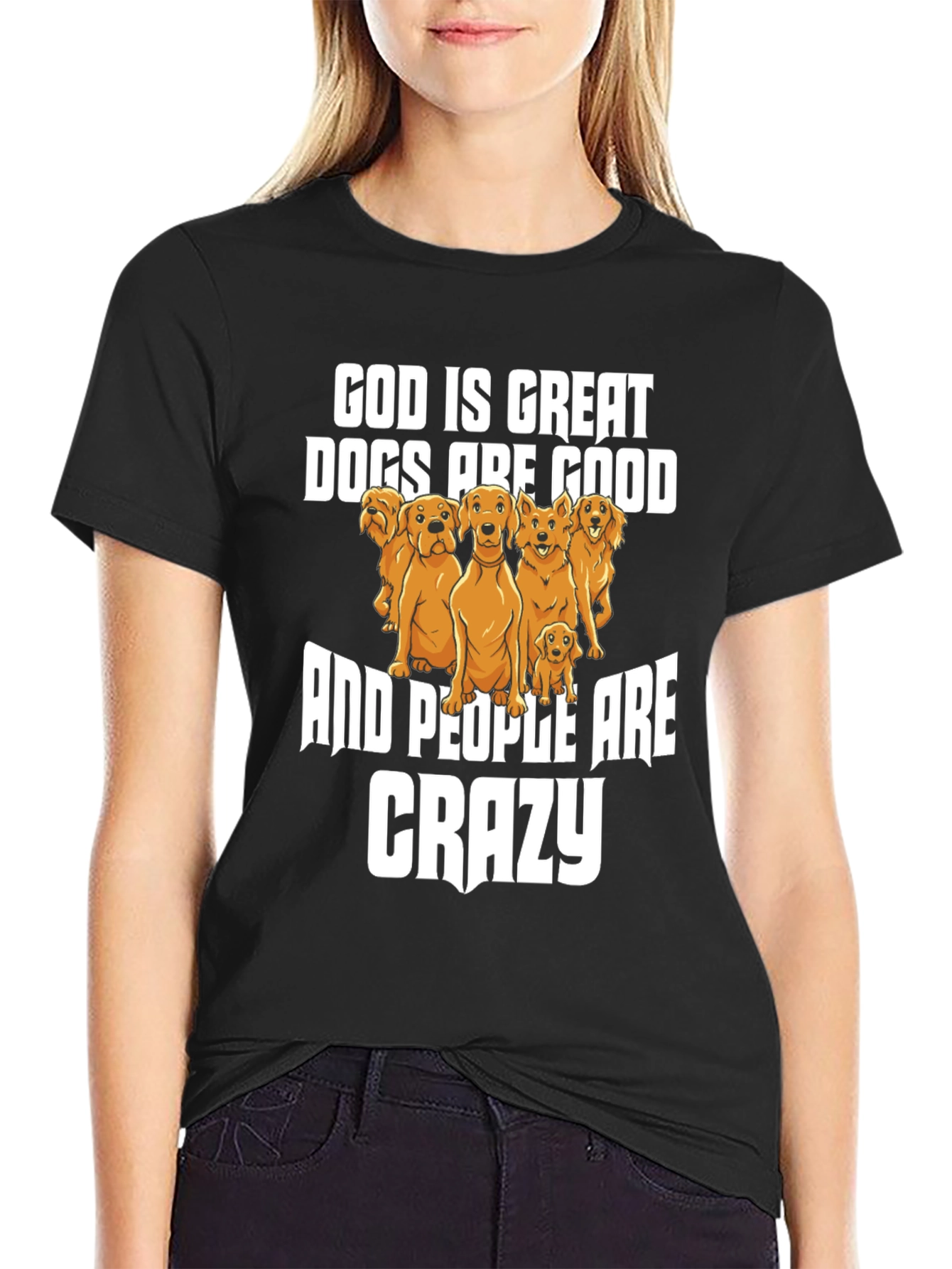 God Is Great Dogs Are Good Graphic Tee