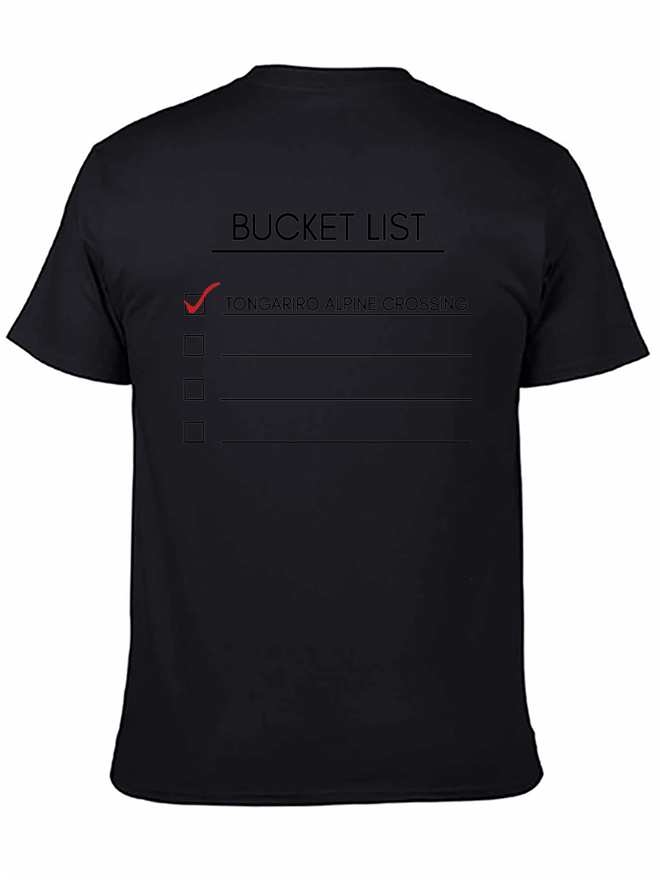 Bucket List Tongariro Alpine Crossing T-Shirt
