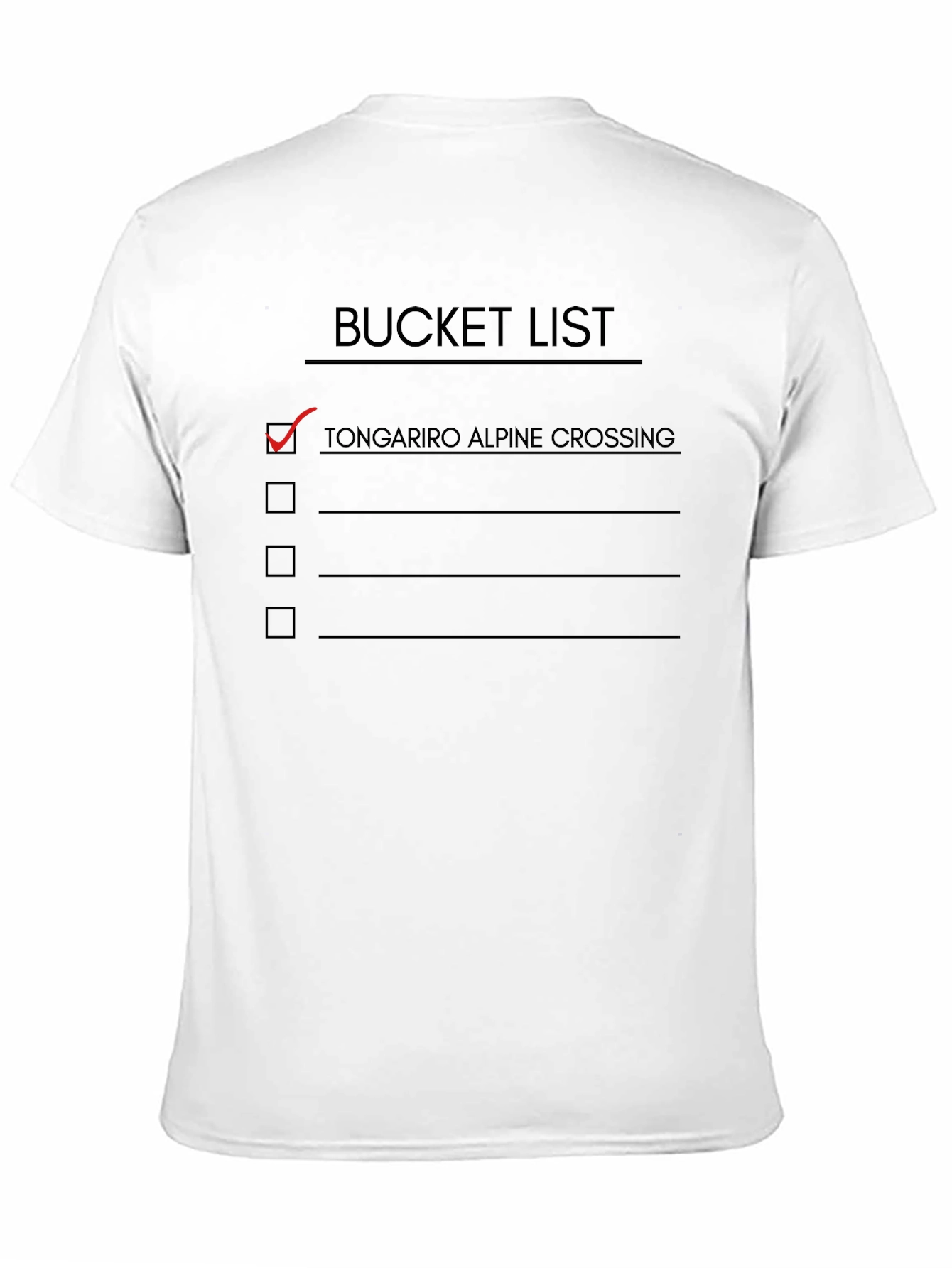 Bucket List Tongariro Alpine Crossing T-Shirt