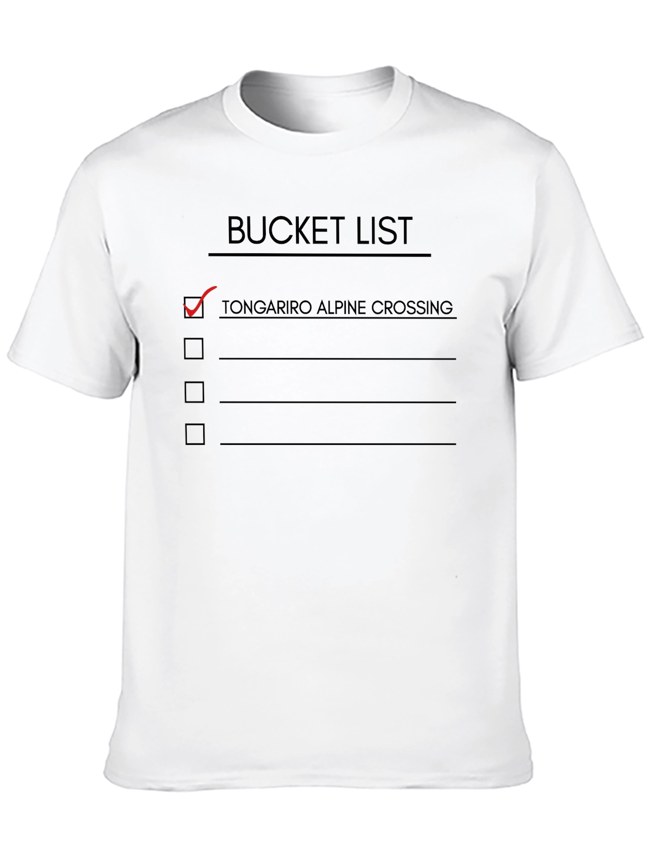 Bucket List Tongariro Alpine Crossing T-Shirt