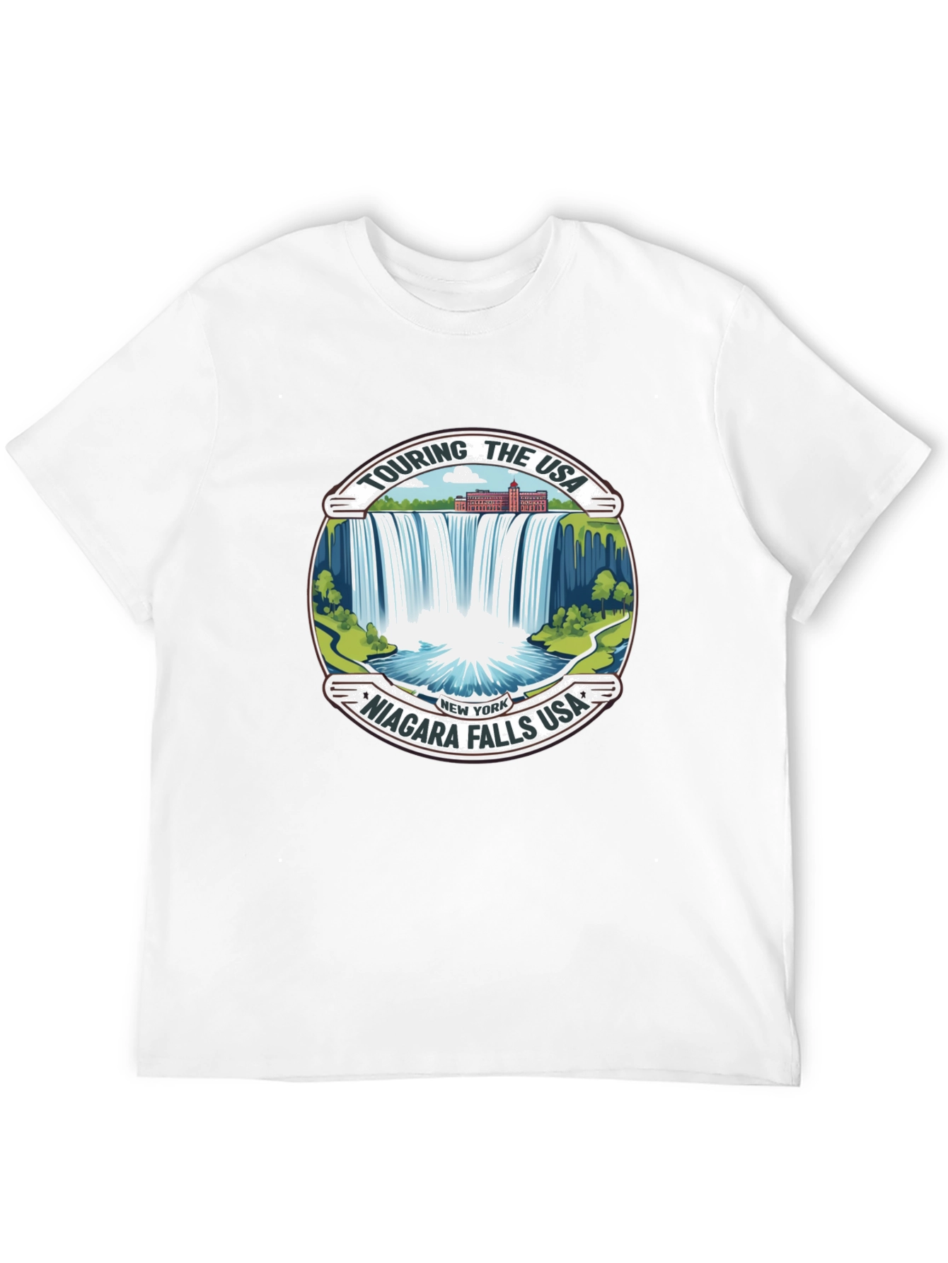 Niagara Falls USA Black T-Shirt | Touring The USA