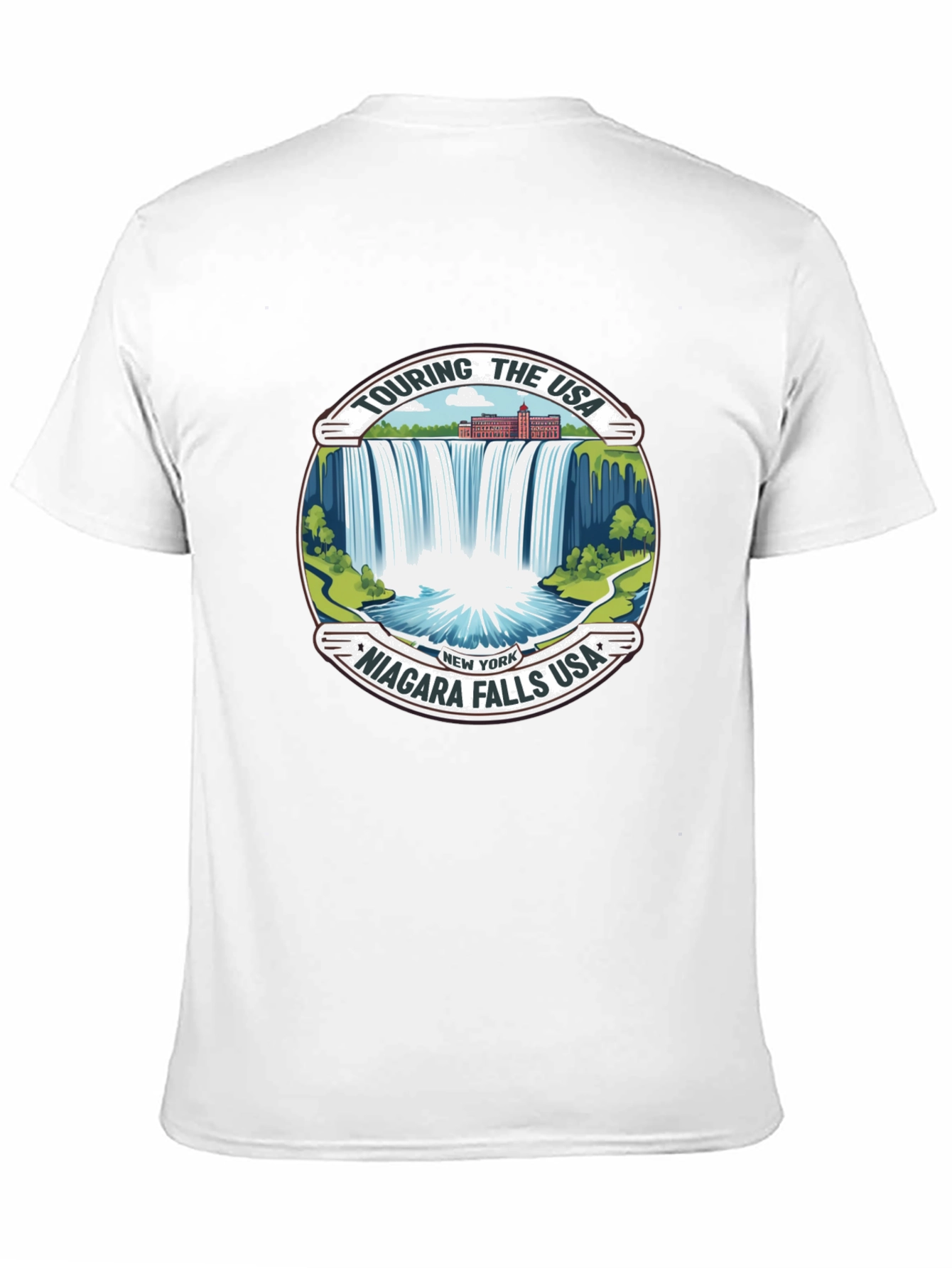 Niagara Falls USA Black T-Shirt | Touring The USA