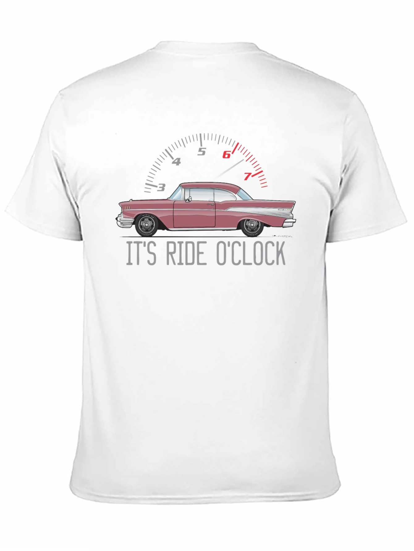 Its Ride OClock Classic Car Graphic T-Shirt