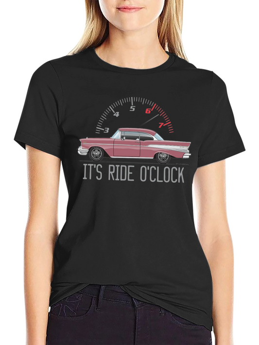 Its Ride OClock Classic Car Graphic T-Shirt