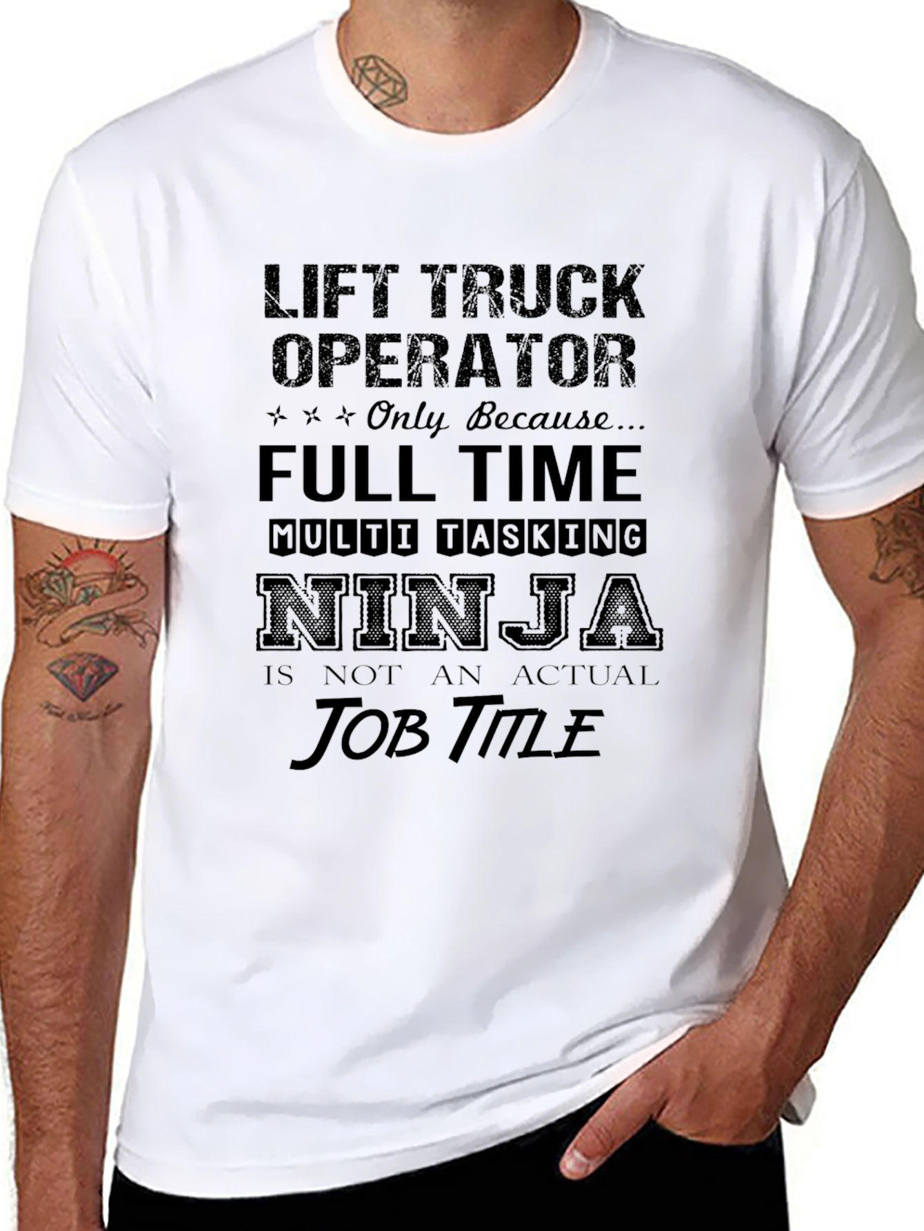 Lift Truck Operator Novelty Tee
