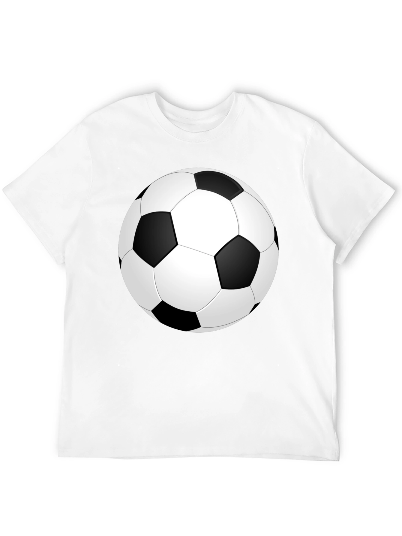 Soccer Ball Graphic Tee - Classic Black T-Shirt