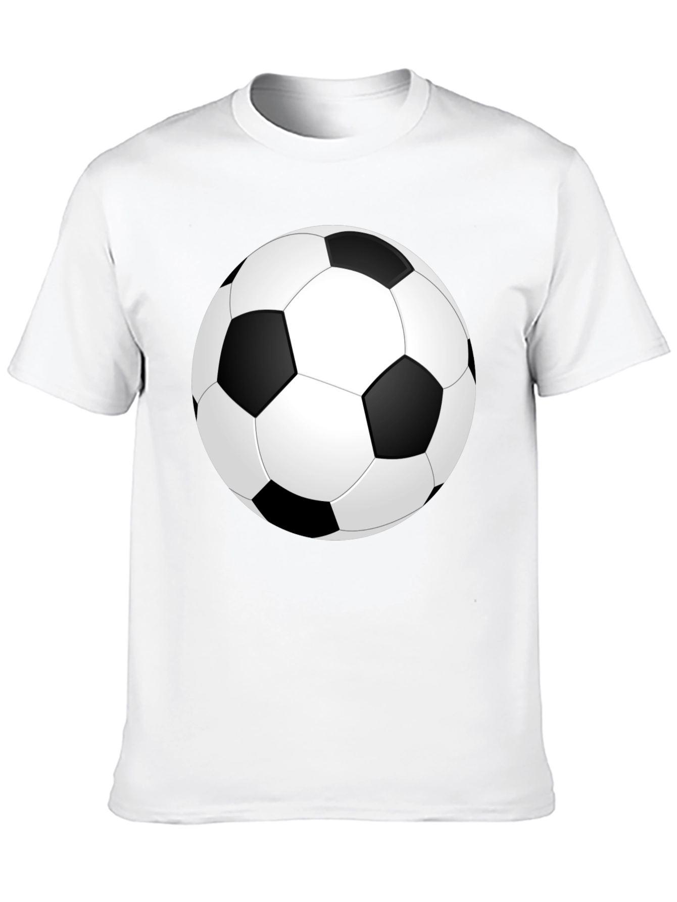 Soccer Ball Graphic Tee - Classic Black T-Shirt