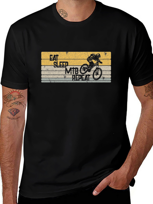 Eat Sleep MTB Repeat T-Shirt - Mountain Bike Tee