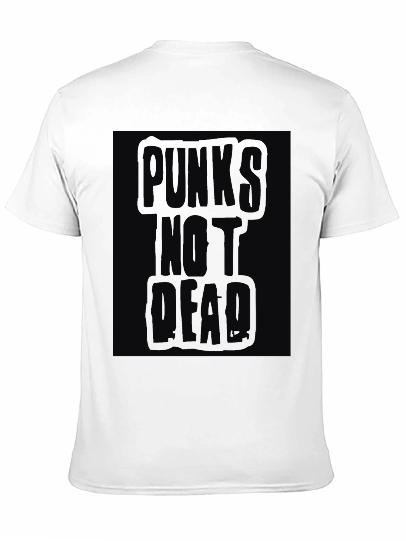 Puncks Not Dead Graphic T-Shirt - Black
