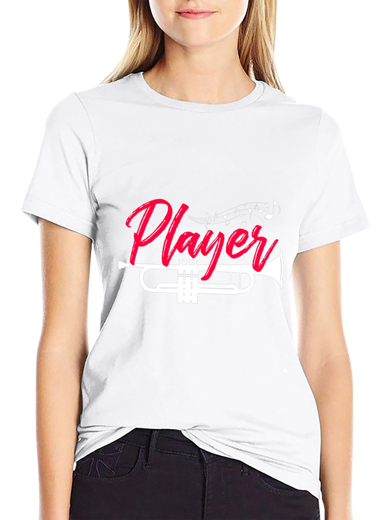 Trumpet Player Graphic Tee - Music Lover Shirt
