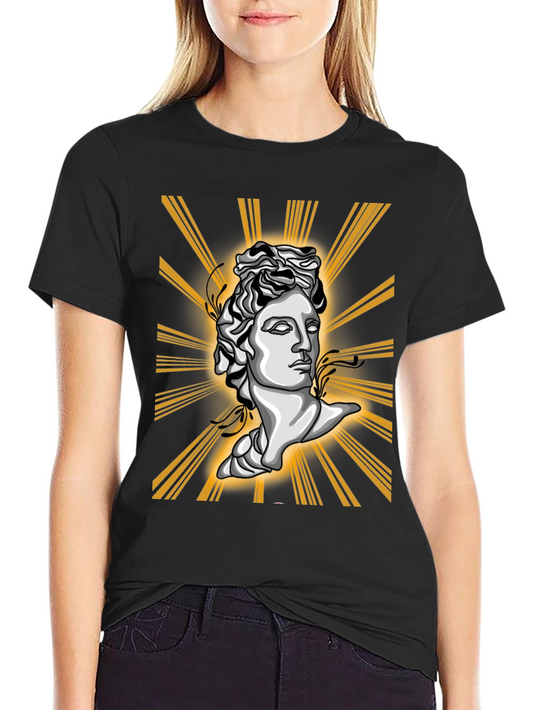 Apollo Bust T-Shirt - Artistic Graphic Tee