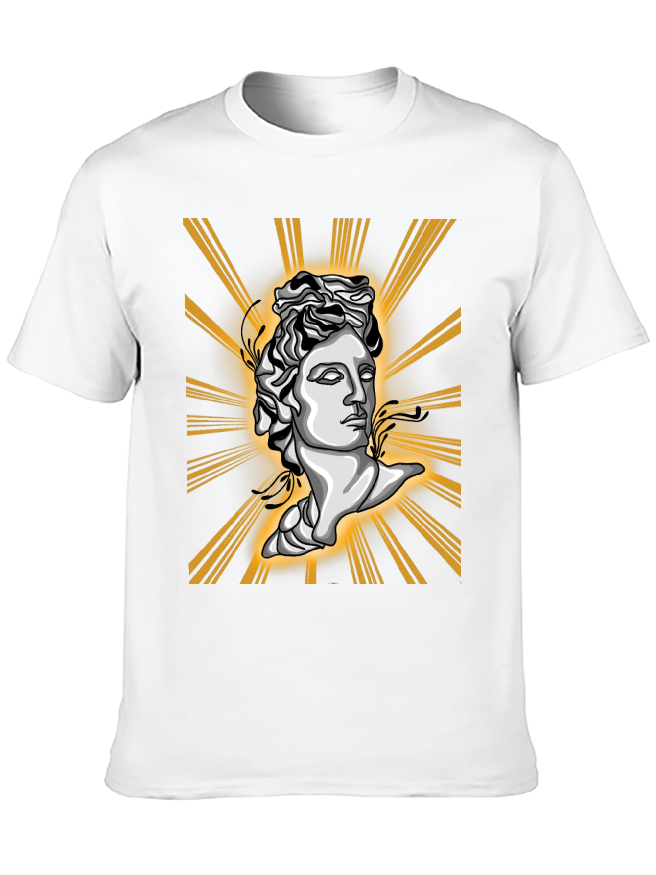 Apollo Bust T-Shirt - Artistic Graphic Tee
