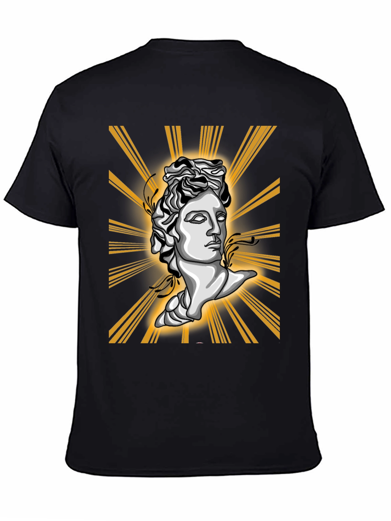 Apollo Bust T-Shirt - Artistic Graphic Tee
