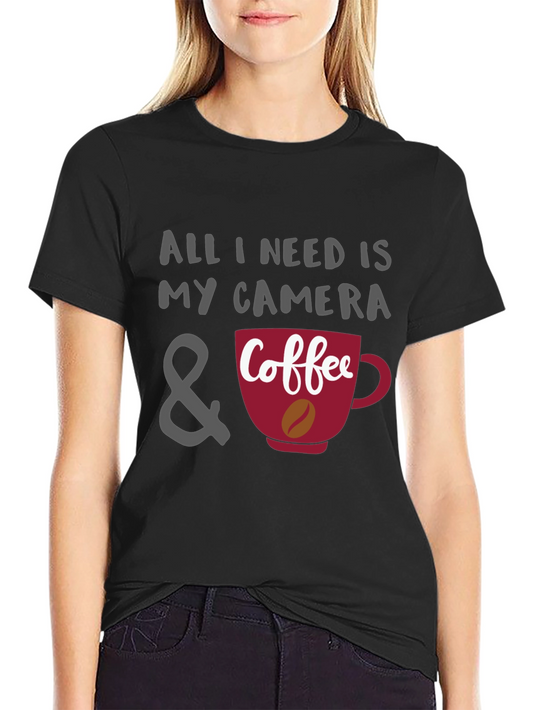 Camera & Coffee T-Shirt
